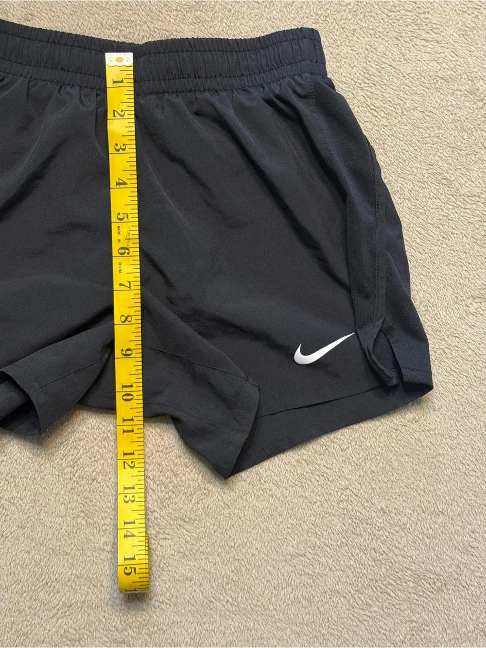 Nike Girls Youth Large Black Dri-FIT Athletic Shorts